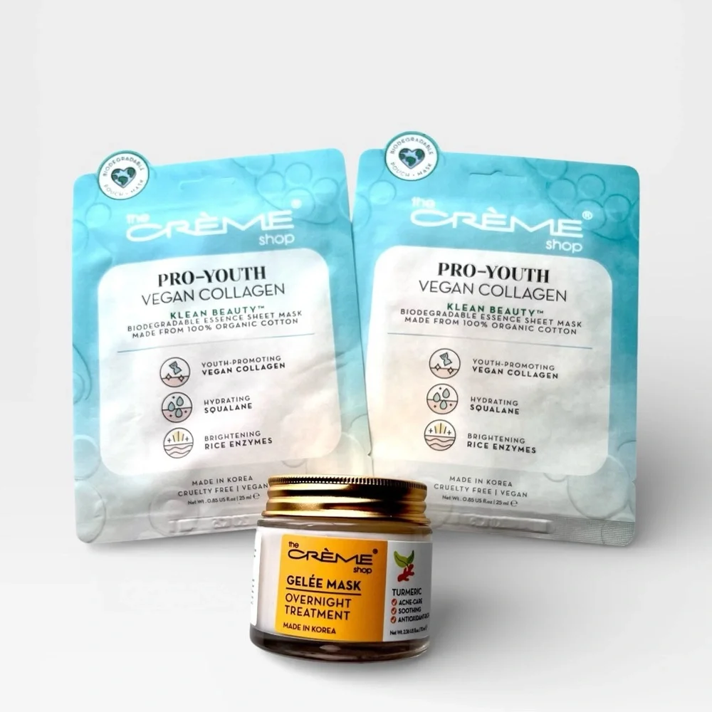 The Crème Shop Pro-Youth Collagen Korean Skincare Set